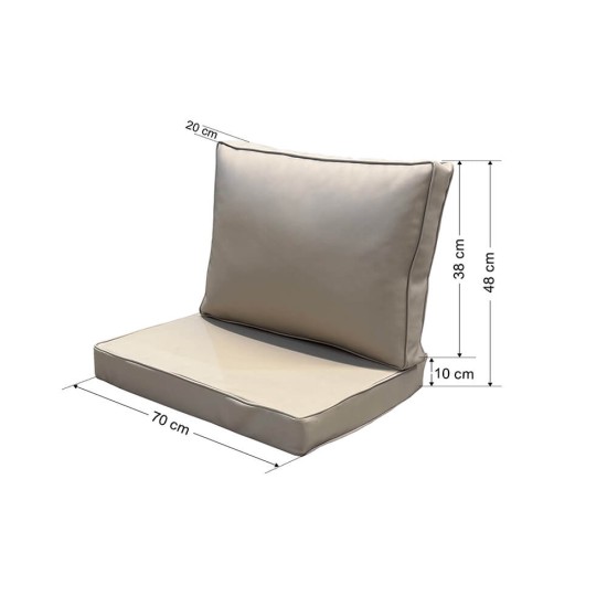 Σετ στρώμα και μαξιλαρι για πολυθρονα παραλιας