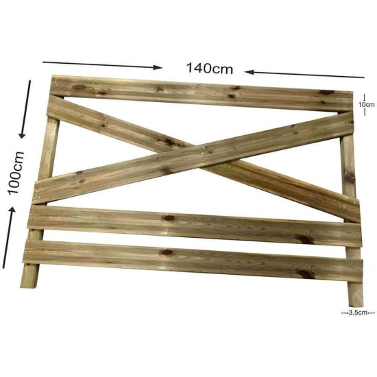 Φράχτης κήπου ΚΩΔ. 511 - 140x100cm