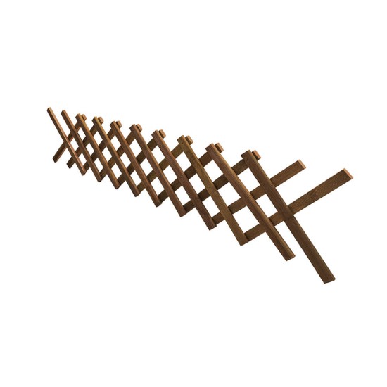 Ξύλινος φράχτης ανοιγόμενος premium 250x60 cm