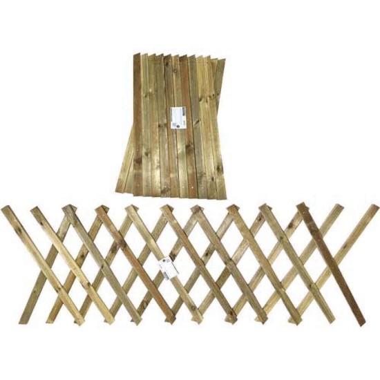 Garden fence, collapsible with flat rails - 260x80cm