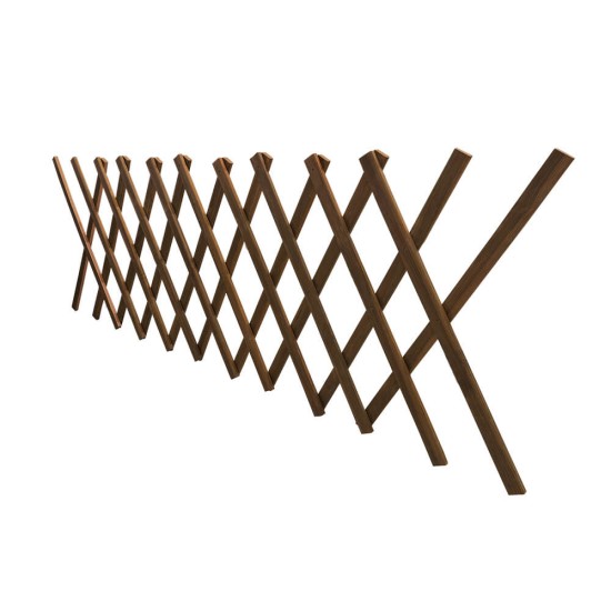 Ξύλινος φράχτης ανοιγόμενος premium 250x100 cm