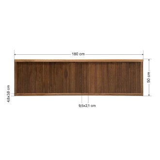 Ξύλινος φράχτης κλειστού τύπου 180x50cm