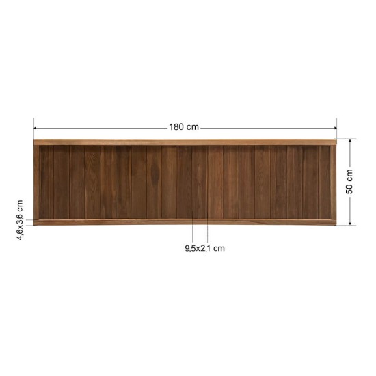 Ξύλινος φράχτης για κήπους και παρτέρια