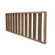 Ξύλινος φράχτης για κήπους και παρτέρια