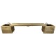 Bench pot set 220x40x40cm