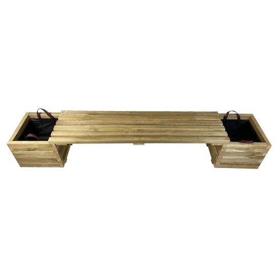 Bench pot set 220x40x40cm