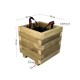 Wooden flower pot Tesias - 30x30