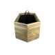 Planter Wooden six-sided Δ85x36.5