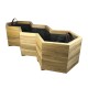 Triple hexagon planter 125x52