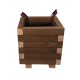 ΤΕΤΡΑΓΩΝΗ ξύλινη γλάστρα - 30x30x32