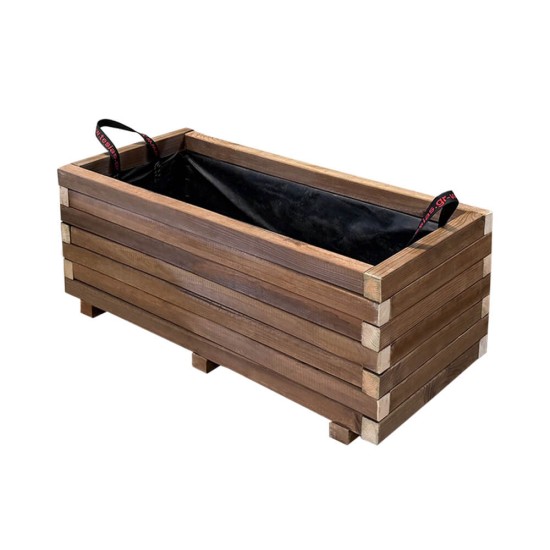 Ζαρντινιέρα Ξύλινη Παραλ/μη 70x30x32cm