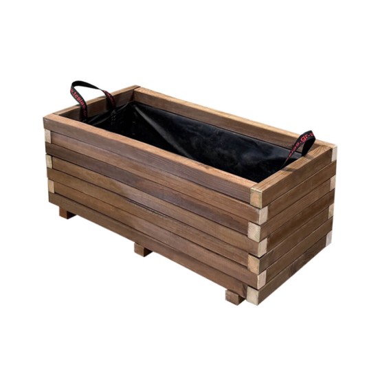 Ζαρντινιέρα Ξύλινη Παραλ/μη 90x40x36cm