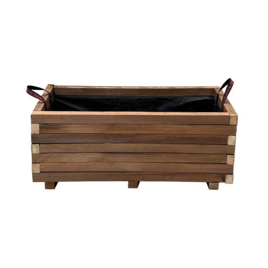 Ζαρντινιέρα Ξύλινη Παραλ/μη 90x40x36cm