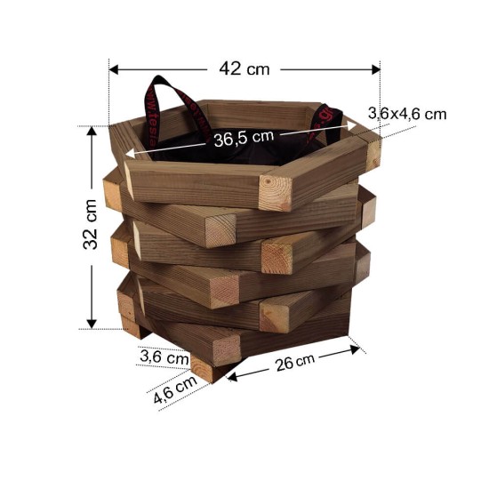 ΔΩΔΕΚΑΓΩΝΗ με ανοιχτές γωνίες - 42x32