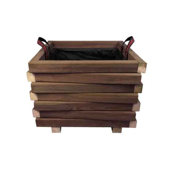 Twelve angle flower pot - Closed angles - 30x30x36