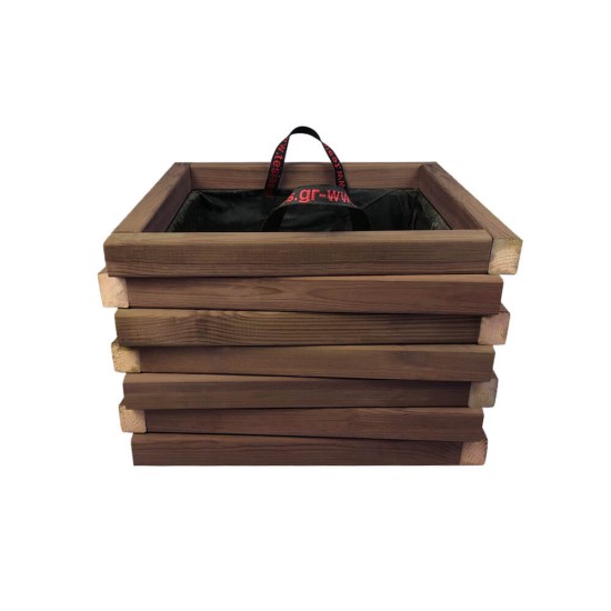 Twelve angle flower pot - Closed angles - 30x30x36