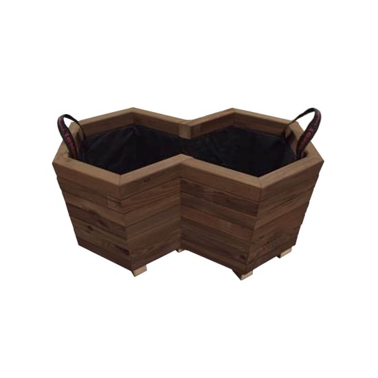 Ζαρντινιέρα Ξύλινη Σχήμα  No8- 69x36cm