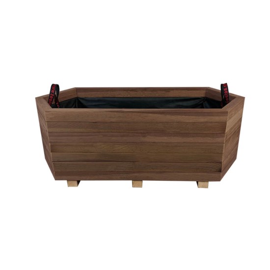 Ζαρντινιέρα Ξύλινη εξάπλευρη Δ85x36,5