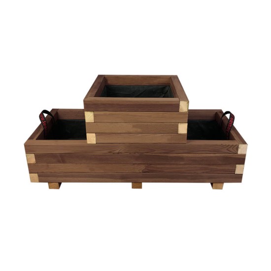 Ζαρντινιέρα δύο επιπέδων Νο1 90x40x40