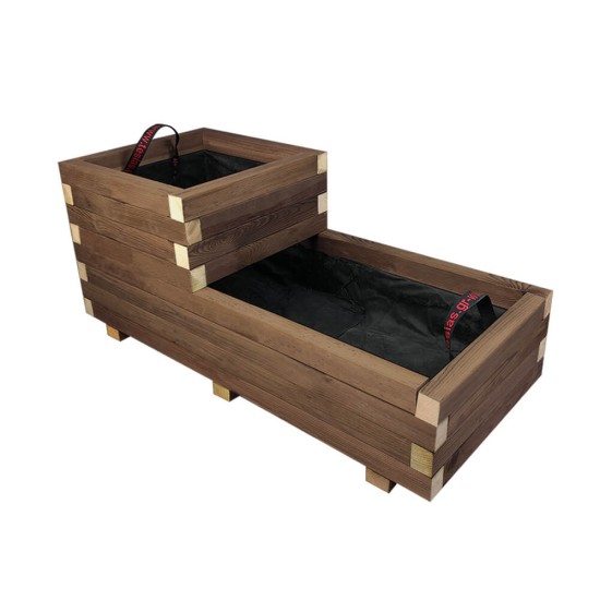 Ζαρντινιέρα δύο επιπέδων Νο2 90x40x40