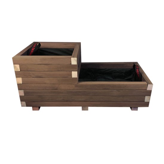 Ζαρντινιέρα δύο επιπέδων Νο2 90x40x40