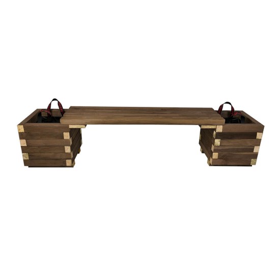 Παγκάκι γλάστρες σετ 150x30x36cm