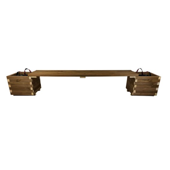 Παγκάκι γλάστρες σετ 250x40x40cm