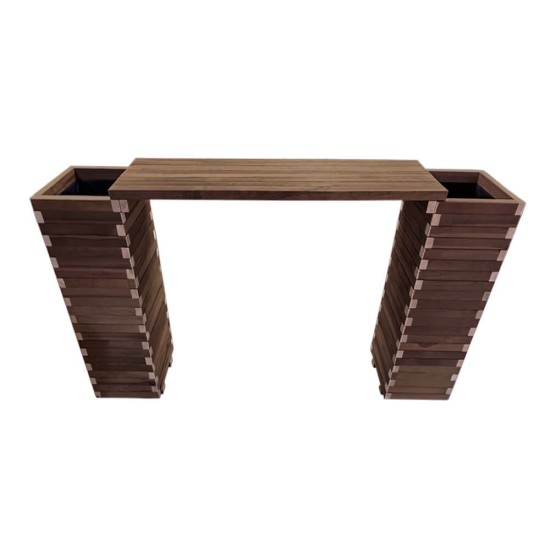 Σετ Γλάστρες - Παγκος 223x40x110cm