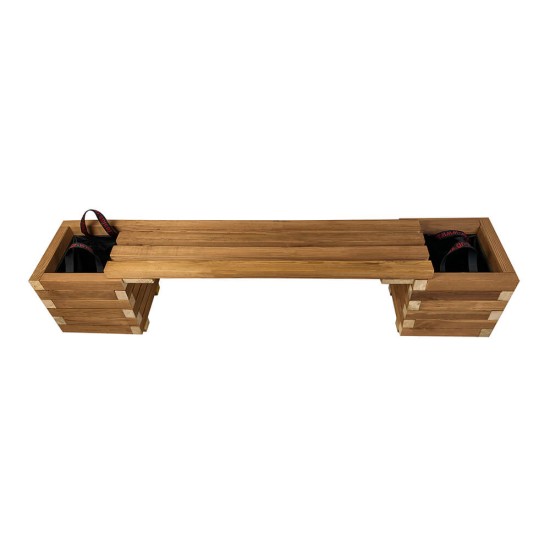 Παγκάκι γλάστρες σετ 150x30x36cm