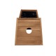 Ξύλινος κάδος απορριμμάτων τετράγωνος | 50x50x40 - 60lt