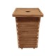 Ξύλινος κάδος απορριμμάτων τετράγωνος | 50x50x94 - 225lt
