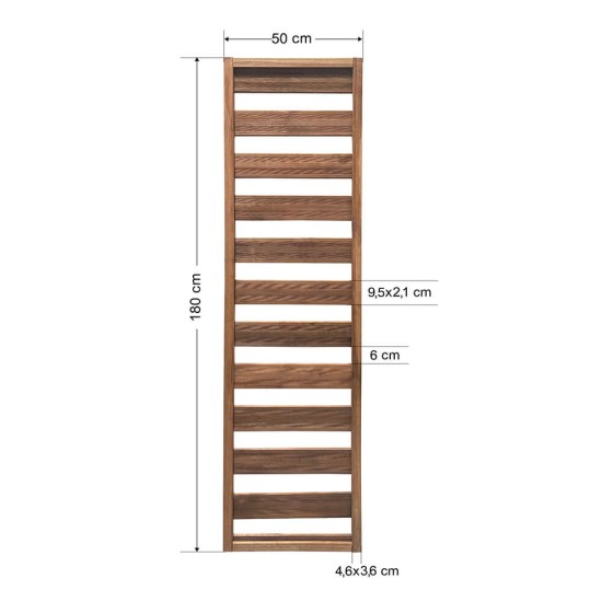 Ξύλινο καφασωτό εξωτερικού χώρου , με μοντέρνος σχεδιασμό και ανθεκτικό σε καιρικές συνθήκες