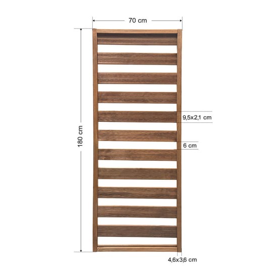 Ξύλινο καφασωτό εξωτερικού χώρου , με μοντέρνος σχεδιασμό και ανθεκτικό σε καιρικές συνθήκες