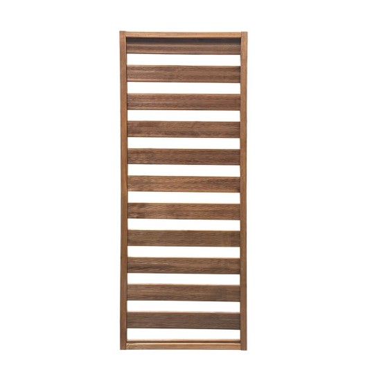 Ξύλινο καφασωτό εξωτερικού χώρου , με μοντέρνος σχεδιασμό και ανθεκτικό σε καιρικές συνθήκες