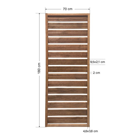 Ξύλινο καφασωτό εξωτερικού χώρου , με μοντέρνος σχεδιασμό και ανθεκτικό σε καιρικές συνθήκες