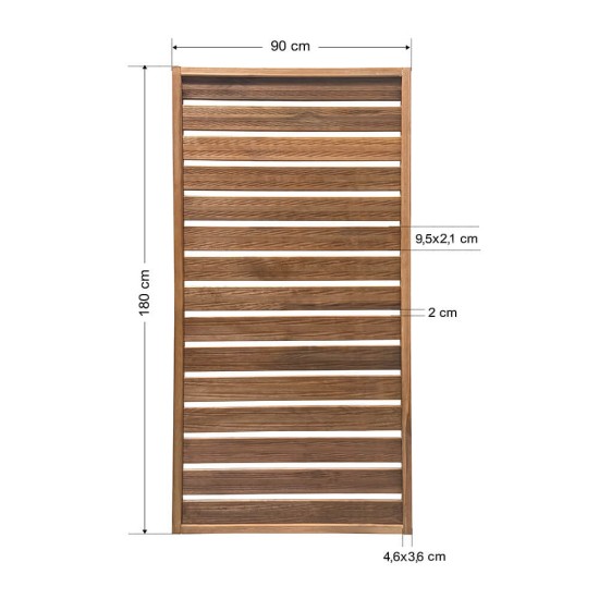 Ξύλινο καφασωτό εξωτερικού χώρου , με μοντέρνος σχεδιασμό και ανθεκτικό σε καιρικές συνθήκες