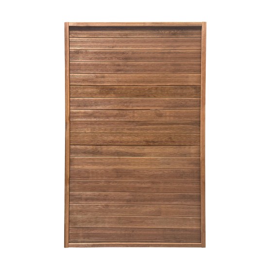 Ξύλινο καφασωτό εξωτερικού χώρου , με μοντέρνος σχεδιασμό και ανθεκτικό σε καιρικές συνθήκες