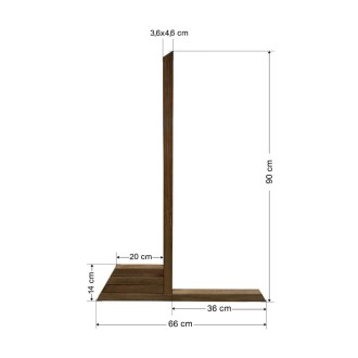 Ξύλινη Βάση 50023 για καφασωτά και φράχτες 66Χ90 cm