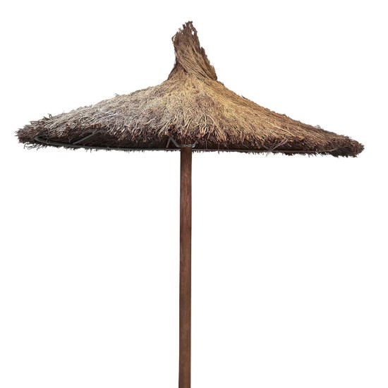 Ξύλινη ομπρέλα θαλάσης Θάμνος Αντοχής 7 μποφόρ