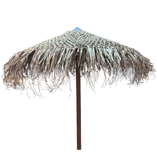 Ξύλινη ομπρέλα θαλάσης Φοινικόφυλλο Αντοχής 6 μποφόρ