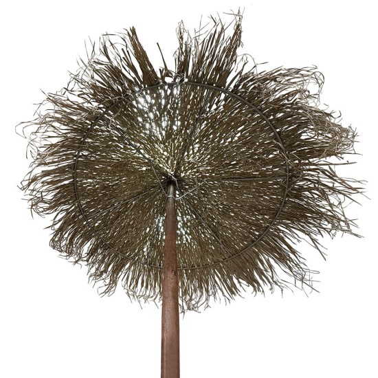 Ξύλινη ομπρέλα θαλάσης Φοινικόφυλλο Αντοχής 6 μποφόρ