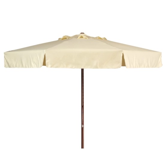 Ομπρέλα κήπου 300cm 8 ακτίνες Polyester Μπεζ Ομπρέλα κήπου 300cm 8 ακτίνες Polyester Μπεζ
