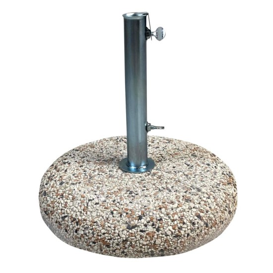 Βάση Ομπρέλας 25kg τσιμεντένια με Ψηφίδα