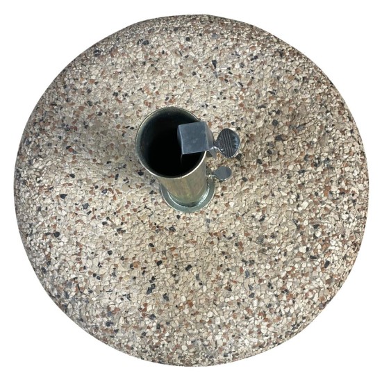 Βάση Ομπρέλας 35kg τσιμεντένια με Ψηφίδα