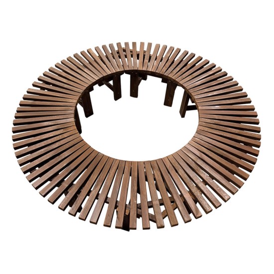 Στρογγυλό παγκάκι για 15 άτομα