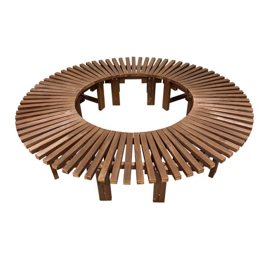 Στρογγυλό παγκάκι για 15 άτομα