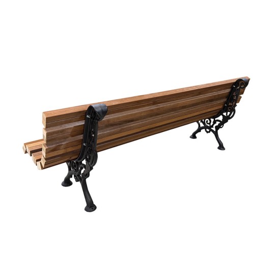 Παγκάκι 4 ατόμων βαρέου τύπου 150 Χ47 Χ73 cm  