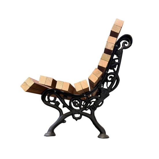 Παγκάκι 4 ατόμων βαρέου τύπου 150 Χ47 Χ73 cm  