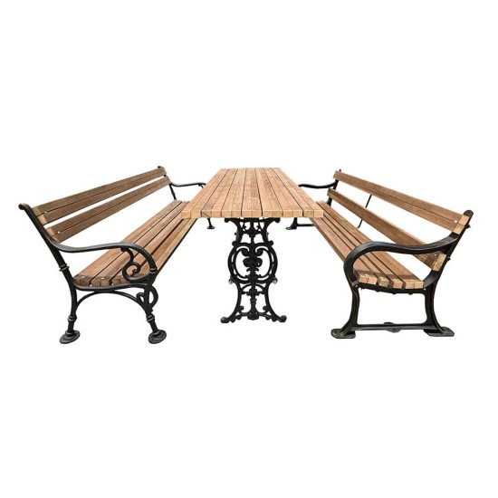 Τραπέζι 6 ατόμων 160 Χ68 Χ76 cm 