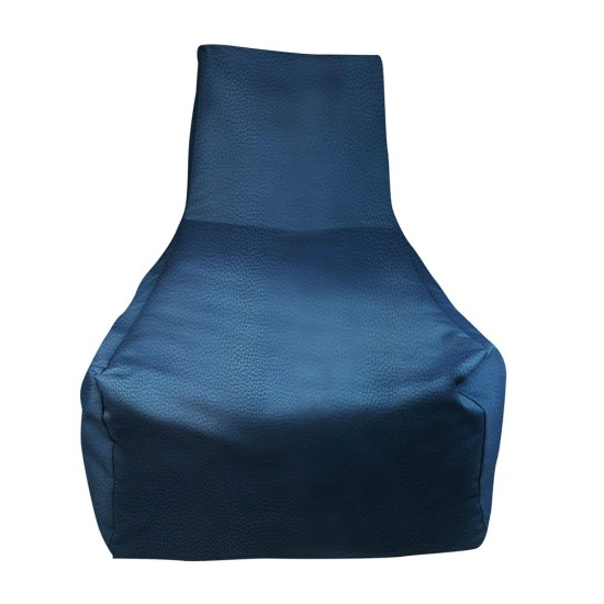 Ξαπλώστρα Πουφ με πλάτη | Αδιάβροχη | 140x65x80x33 | Ραφ Δερματίνη